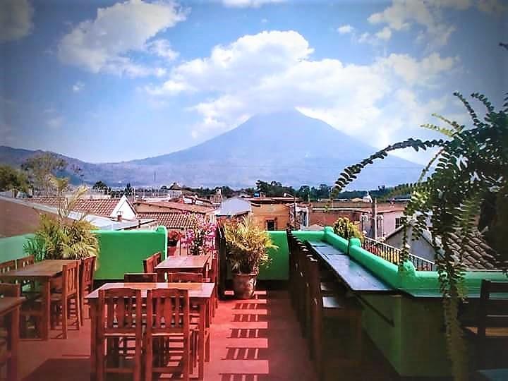 Hostel La Vieja Terraza Antigua Exterior foto